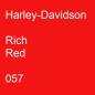 Preview: Harley-Davidson, Rich Red, 057.